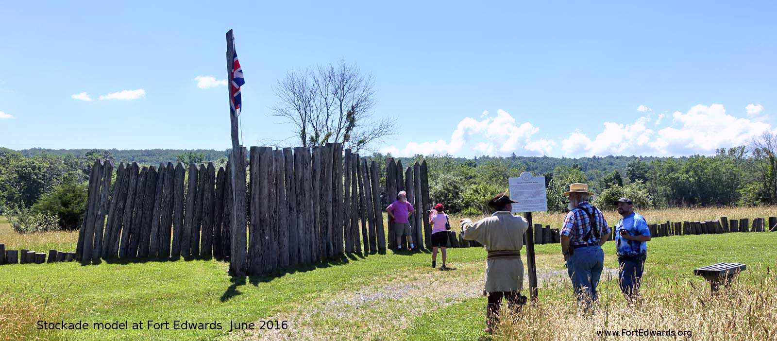 Stockade Reconstruction at Fort Edwards